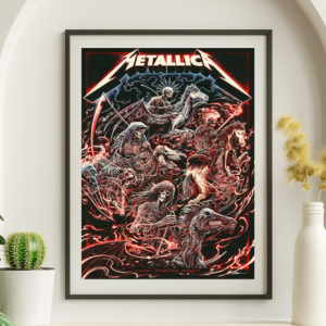 Metallica - Soldier Field Chicago IL June 10 2017 - Live Concert Poster Wall Art Print - 158273