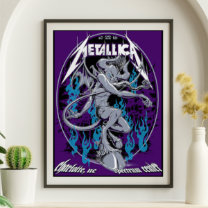 Metallica - Spectrum Center Charlotte NC October 22 2018 - Live Concert Poster Wall Art Print - 158284