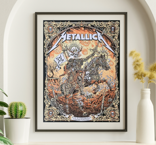 Metallica - Fraunfeld Switzerland June 29 2022 - 158286 - Live Concert Poster Wall Art Print - 158286