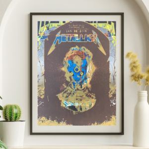 Metallica US Bank Arena Cincinnati OH January 30 2019 - Live Concert Poster Wall Art Print - 158287
