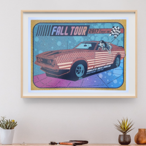 Dead and Company - Spectrum Center Charlotte NC November 28 2017 - Live Concert Poster Wall Art Print - 131206