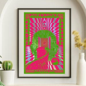 Brian Jonestown Massacre - Seattle WA April 17 2022 – Live Concert Poster Wall Art Print - 119002