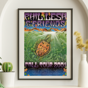 Phil Lesh Fall Tour 2001 - Live Concert Poster Wall Art Poster Print - 171002