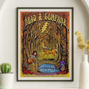 Dead and Company - Saratoga Performing Arts Center Saratoga NY June 17 2023 - Live Concert Poster Wall Art Print - 131211
