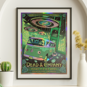 Dead and Company - Golden Gate Park 2025 Day 3-Day UFO NOT FOIL - Live Concert Poster Wall Art Print - 131137