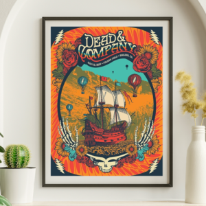 Dead and Company - Folsom Field Boulder CO July 13 2018 - Live Concert Poster Wall Art Print - 131228