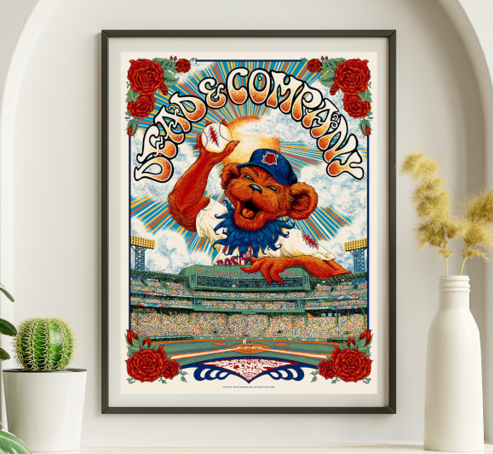 Dead and Company - Boston MA June 24 2023 - Live Concert Poster Wall Art Print - 131231