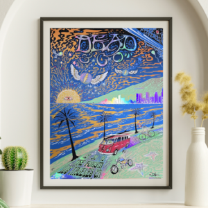 Dead and Company - The Forum Los Angeles CA December 30 2015 FOIL – Live Concert Poster Wall Art Print - 131275