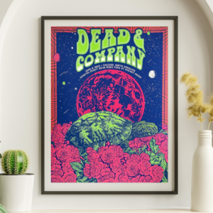 Dead and Company - Coastal Credit Union Music Park Raleigh NC June 9 2018 - Live Concert Poster Wall Art Print - 131134