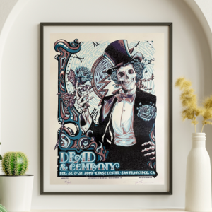 Dead and Company - Chase Center San Francisco CA December 30 2019 – Live Concert Poster Wall Art Print – 131317