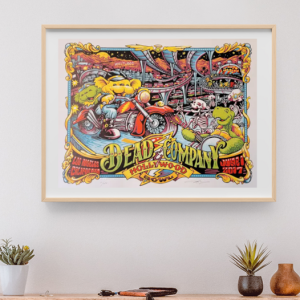Dead and Company - Hollywood Bowl Los Angeles CA June 1 2017 - Live Concert Poster Wall Art Print - 131160