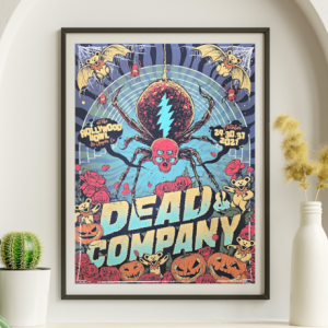 Dead and Company - Hollywood Bowl Los Angeles CA October 29 2021 – Live Concert Poster Wall Art Print – 131289