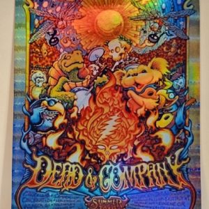 Dead and Company - Summer Tour 2018 - Live Concert Poster Vinyl Foil STICKER  - 131171s