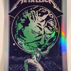 Metallica - East Rutherford NJ May 14 2017 - Live Concert Poster Vinyl Foil STICKER - 158227s