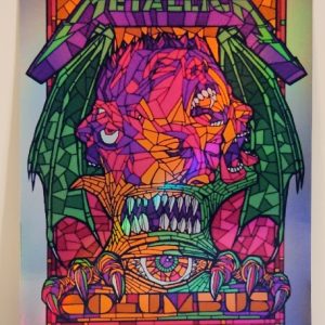 Metallica - Mapfre Stadium Columbus, OH May 21 2017 - Live Concert Poster Vinyl Foil STICKER - 158027s