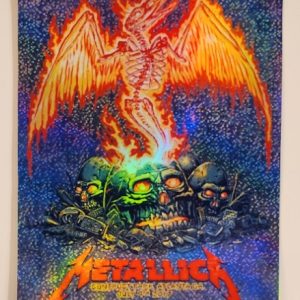 Metallica - Suntrust Park Atlanta GA July 9 2017 - Live Concert Poster Vinyl Foil STICKER - 158096s