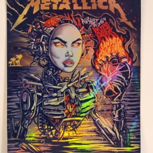 Metallica - Petco Park San Diego CA August 6 2017 - Live Concert Poster Vinyl Foil STICKER - 158085s