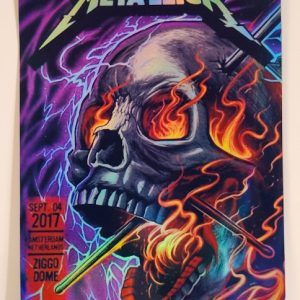 Metallica - Ziggo Dome Amsterdam Netherlands September 4 2017 - Live Concert Poster Vinyl Foil STICKER - 158263s