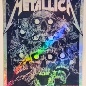 Metallica - Denny Sanford Center Sioux Falls SD September 11 2018 - Live Concert Poster Vinyl Foil STICKER - 158110s