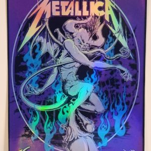 Metallica - Spectrum Center Charlotte NC October 22 2018 - Live Concert Poster Vinyl Foil STICKER - 158285s