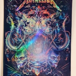Metallica - Keybank Center Buffalo NY October 27 2018 - Live Concert Poster Vinyl Foil STICKER - 158137s