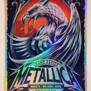 Metallica - Van Andel Arena Grand Rapids MI March 13 2019 - Live Concert Poster Vinyl Foil STICKER - 158118s