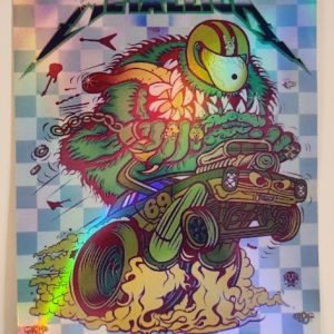 Metallica - Luzhniki Stadium Moscow Russia July 21 2019 - Live Concert Poster Vinyl Foil STICKER - 158033s