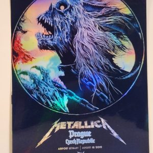 Metallica - Airport Letnany Prague Czech Republic August 18 2019 - Live Concert Poster Vinyl Foil STICKER - 158223s