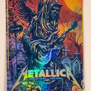Metallica - Stade de France Paris France May 17 2023 - Live Concert Poster Vinyl Foil STICKER - 158111s