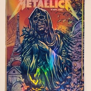 Metallica - Stade de France Paris France May 19 2023 - Live Concert Poster Vinyl Foil STICKER - 158112s