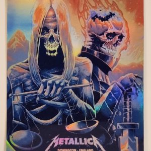 Metallica - Donington England October 16 2023 - Live Concert Poster Vinyl Foil STICKER - 158266s
