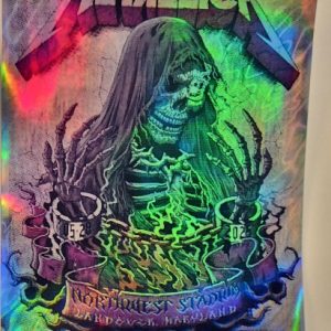 Metallica - Northwest Stadium Landover MD May 28 2025 - Live Concert Poster Vinyl Foil STICKER - 158079s