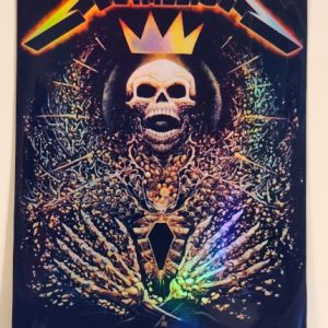 Metallica - North American Tour Charlotte 2025 - Live Concert Poster Vinyl Foil STICKER - 158123s