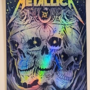 Metallica - North American Tour Columbus 2025 - Live Concert Poster Vinyl Foil STICKER - 158070s