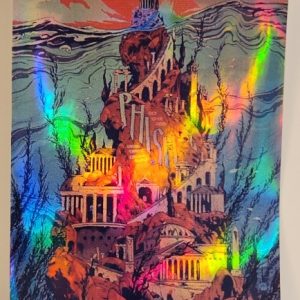 Phish - United Center Chicago IL October 13 2023 - Live Concert Poster Vinyl Foil STICKER - 172132s