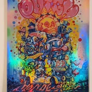 Phish - Mondegreen Dover DE August 15 2024 - Live Concert Poster Vinyl Foil STICKER - 172012s