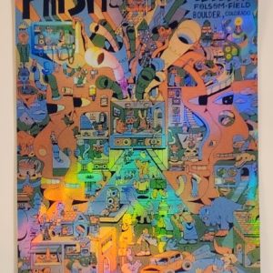 Phish - Folsom Field Boulder CO July 3 2025 - Live Concert Poster Vinyl Foil STICKER - 172178s
