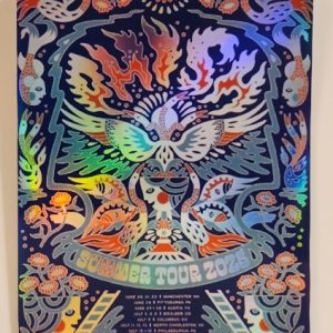 Phish - Summer Tour 2025 - Live Concert Poster Vinyl Foil STICKER - 172169s
