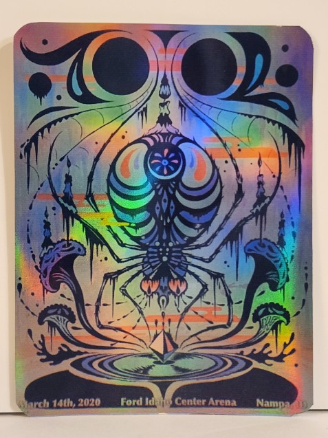 Tool - Ford Idaho Center Arena Nampa ID March 14 2020 - Live Concert Poster Vinyl Foil STICKER - 198005s