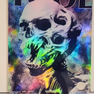 Tool - Toyota Center Houston TX February 4 2022 - Live Concert Poster Vinyl Foil STICKER - 198008s