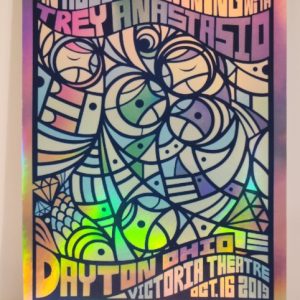 Trey Anastasio - Victoria Theater Dayton OH October 16 2019 - Live Concert Poster Vinyl Foil STICKER - 200038s