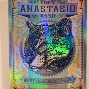 Trey Anastasio - Westville Music Bowl New Haven CT September 19 2021 - Live Concert Poster Vinyl Foil STICKER - 200015s