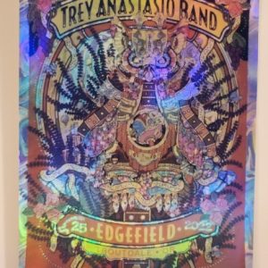 Trey Anastasio - Edgefield Troutdale OR September 25 2022 - Live Concert Poster Vinyl Foil STICKER - 200023s