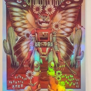 Trey Anastasio - Orpheum Theater Phoenix AZ October 3 2022 - Live Concert Poster Vinyl Foil STICKER - 200009s