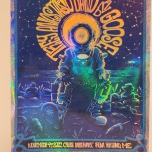 Trey Anastasio - Cross Insurance Arena Portland ME November 9 2022 - Live Concert Poster Vinyl Foil STICKER - 200001s