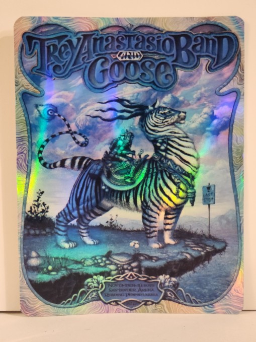 Trey Anastasio - Santander Arena Reading PA November 19 2022 - Live Concert Poster Vinyl Foil STICKER - 200007s