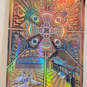 Trey Anastasio - Stone Pony Stage Asbury Park NJ July 7 2023 - Live Concert Poster Vinyl Foil STICKER - 200032s