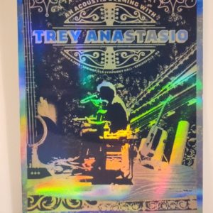 Trey Anastasio - Springfield Symphony Hall Springfield MA March 8 2025 - Live Concert Poster Vinyl Foil STICKER - 200010s
