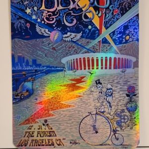 Dead and Company - The Forum Los Angeles CA December 31 2015 - Live Concert Poster Vinyl Foil STICKER - 131350s