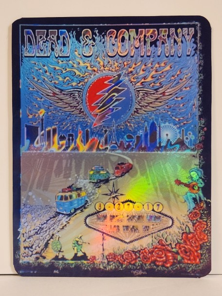 Dead and Company - Camden NJ August 27 2017 - Live Concert Poster Vinyl Foil STICKER - 131104s